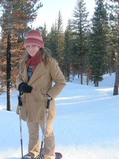snowshoeing